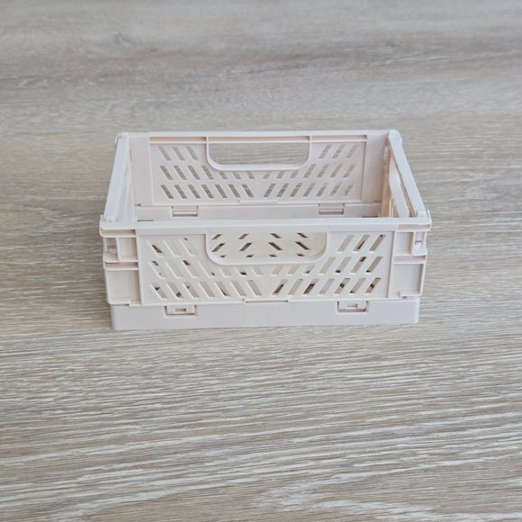 Stackable Folding Storage Crate for Organization – Small, Collapsible Crate - Picture 10 of 17